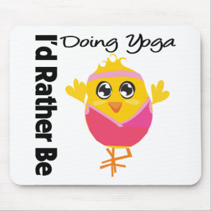 Ik zou liever Yoga doen Muismat