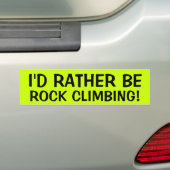 IK ZOU NOGMAALS ROCK KLIMMEN! BUMPERSTICKER (Op auto)