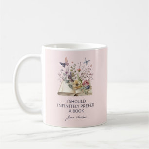 Ik Zou Oneindig De Voorkeur Geven Aan Een Boek II  Koffiemok