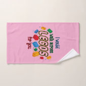 Ik zou over Lego lopen voor je badhanddoekset Bad Handdoek (Handdoek)