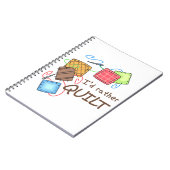 Ik zou Rather Quilt Notitieboek (Linkerzijde)