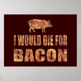 Ik zou voor Bacon sterven Poster