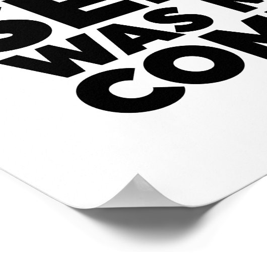 Ik zou willen dat de gemeenschappelijke betekenis poster (Hoek)