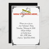 Ik zou willen dat u hier aanwezig was bij de uitno kaart (Voorkant / Achterkant)