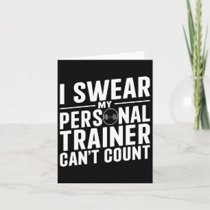 Ik zweer dat mijn personal trainer geen grappig we kaart