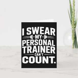 Ik zweer dat mijn personal trainer geen grappige s kaart