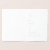 Ik zweer het je.. Stoute liefde Valentijn Bruid Vr Folie Kaarten (Binnen)