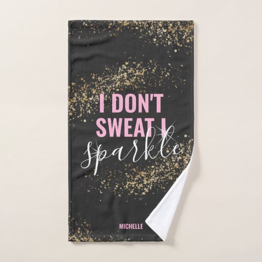 Ik zweet niet dat ik de gierige gym bespaar. handdoek (Handdoek)