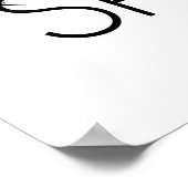 Ik zweet niet, ik SPARKLE Poster (Hoek)