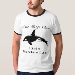 Ik zwem, dus ik ben t-shirt