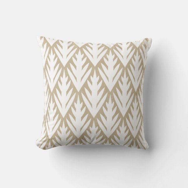 Ikat Arrows, Jute Kussen (Voorkant)