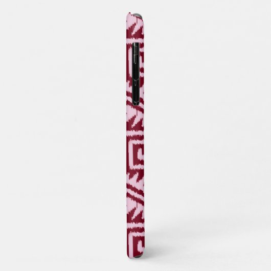 Ikat Aztec Pattern - Burgundy and Pink Case-Mate iPhone Case (Achterkant/links)