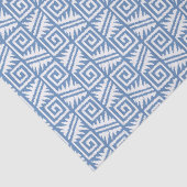 Ikat Aztec Pattern - Sky Blue and White Tissuepapier (Detail)