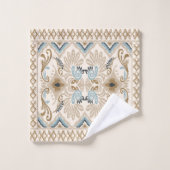 Ikat Chevron Paisley Bad Handdoek (Wasdoekje)