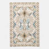 Ikat Chevron Paisley Theedoek (Verticaal)