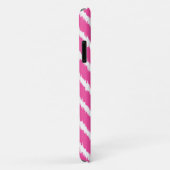Ikat Chevrons - Deep fuchsia roze and white Case-Mate iPhone Case (Achterkant/rechts)
