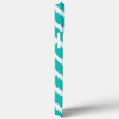 Ikat Chevrons - Turquoise en white Case-Mate iPhone Case (Achterkant / Rechts)