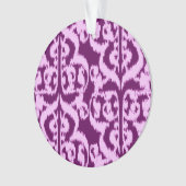 Ikat damas mauresque - violet et orchidée (devant)