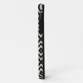 Ikat Diamond Pattern in Black and Cream Case-Mate iPhone Case (Achterkant/links)