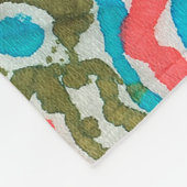 Ikat Etnische Abstracte Patroon. Shaman Pattern. P Fleece Deken (Hoek)