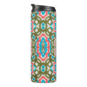 Ikat Etnische Abstracte Patroon. Shaman Pattern. P Thermosbeker (Geroteerd rechts)