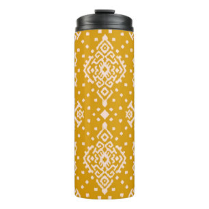 Ikat folklore ornament - etnische textuur. thermosbeker