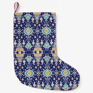 Ikat Geometric: Folklore Oriental Ornament. Kleine Kerstsok