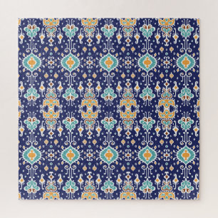 Ikat Geometric: Folklore Oriental Ornament. Legpuzzel