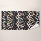 Ikat geometric folklore ornament. Tribal scandinav Badhanddoek (Badhanddoek)
