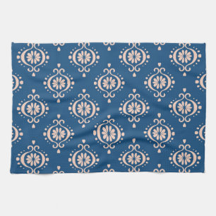 Ikat Geometrische Folklore Damask Ornament Theedoek