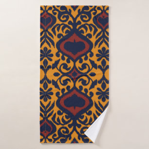 Ikat geometrische folklore-versiering. Oriental da Badhanddoek
