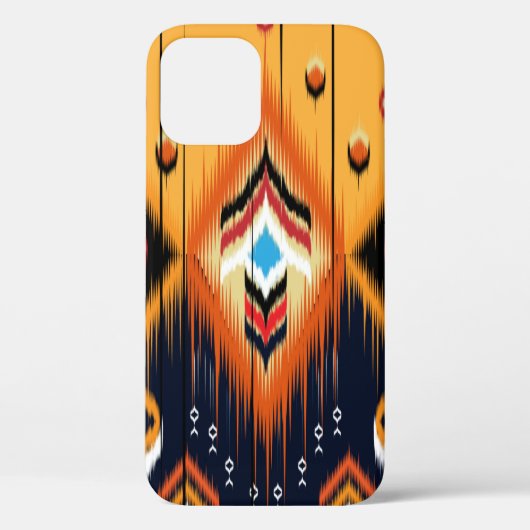 Ikat geometrische folklore-versiering. Tribale etn Case-Mate iPhone Case (Achterkant)