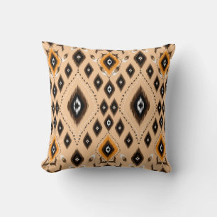 Ikat geometrische folklore-versiering. Tribale etn Kussen