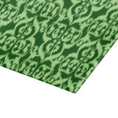 Ikat Moorish Damask - groen voor dennenhout en ner Snijplank (Hoek)