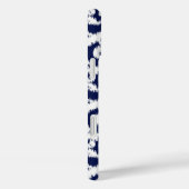 Ikat Moorish Damask - indigo en white Case-Mate iPhone Case (Achterkant / Rechts)