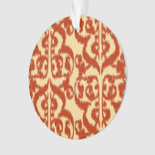 Ikat Moorish Damask - Mandarin orange (devant)
