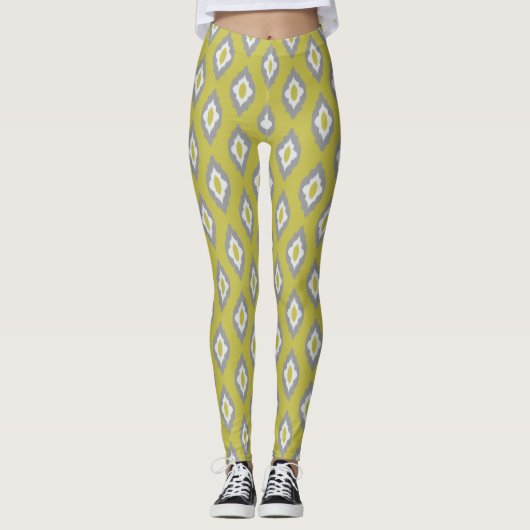 Ikat  patroon leggings (Voorkant)