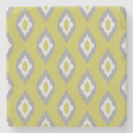 Ikat patroon stenen onderzetter (Voorkant)