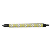 Ikat patroon zwarte inkt pen (Voorkant)