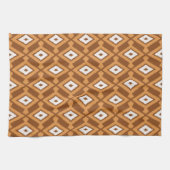 Ikat Pattern - Brown, Rust and Cream Theedoek (Horizontaal)