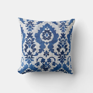 Ikat Pattern Fabric Kussen
