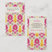Ikat Pattern Visitekaartje (Voorkant / Achterkant)
