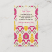 Ikat Pattern Visitekaartje (Achterkant)