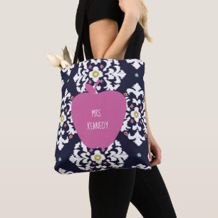 Ikat Pink Apple-leraar Draagtas