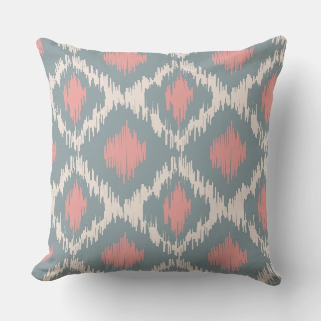 Ikat-reeks Kussen (Voorkant)