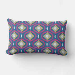 Ikat Series Ogee lichtblauw Kussen