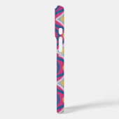 Ikat Series Ogee Sinaasappel Roze Case-Mate iPhone Case (Achterkant / Links)