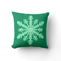 Ikat Sneeuwvlok - Dennengroen en mintgroen