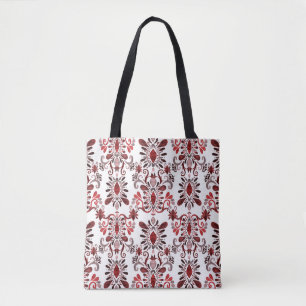 Ikat Waterverf: Tribal etnische naadloos. Draagtas