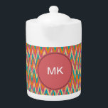iKat Zigzag Design Couleurs d'épices<br><div class="desc">Couleurs d'inspiration culinaire, mêlant couleurs épicées et teintes plus fraîches. L'effet est réconfortant mais inclut toujours des pops de couleur inattendue pour éveiller la palette. Corail épicé, eau de vie de melon, pomme de cannelle, rose poussiéreux et brique cuite se distinguent par la tarte et la banane verte non mûre....</div>